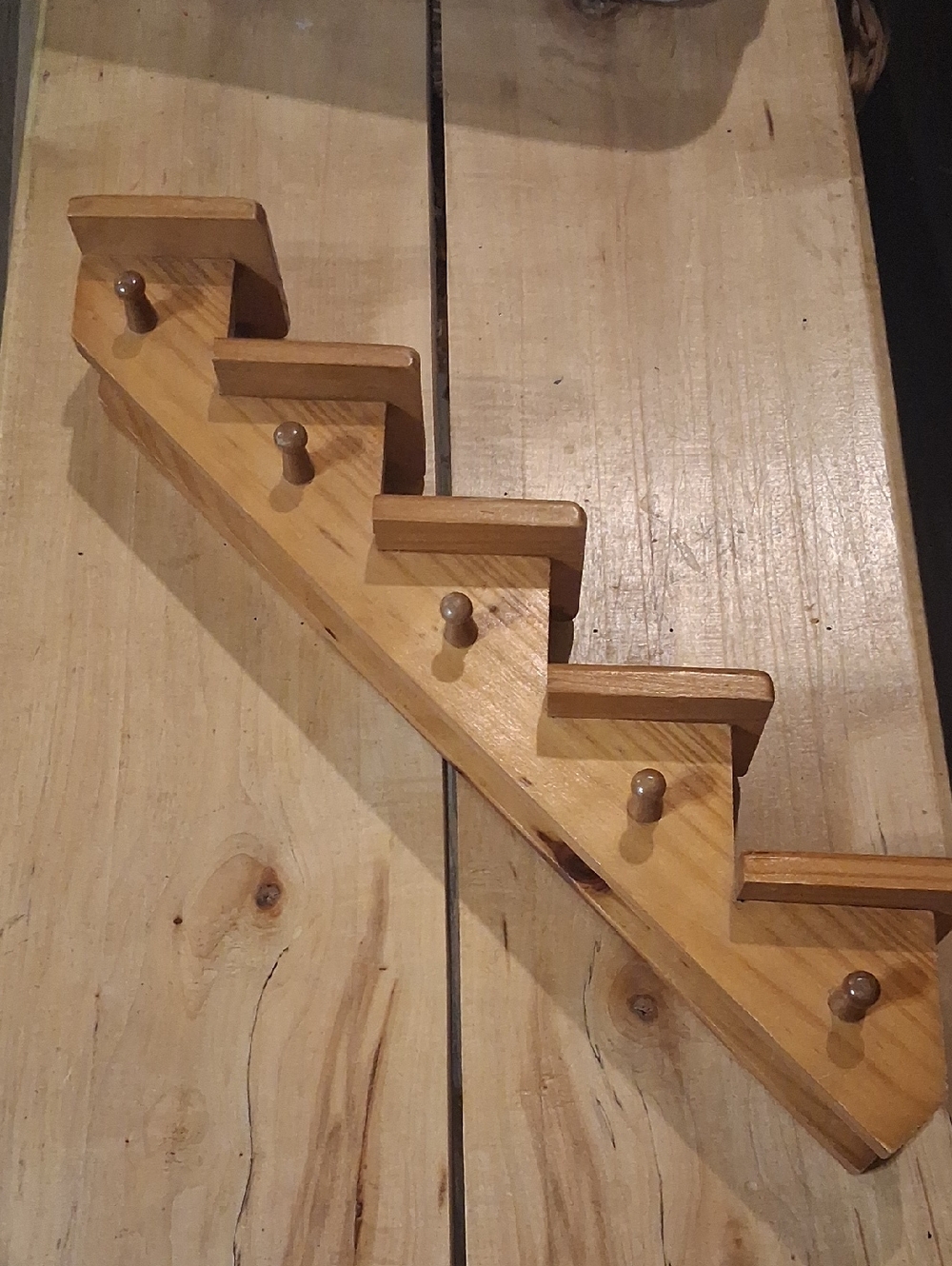 Wood Step Shelf